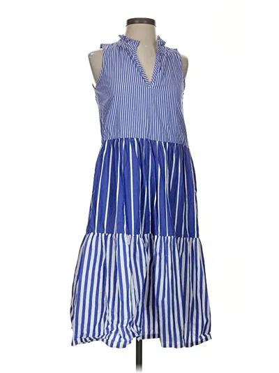 Pre-owned Jcrew Casual Dress In Blue