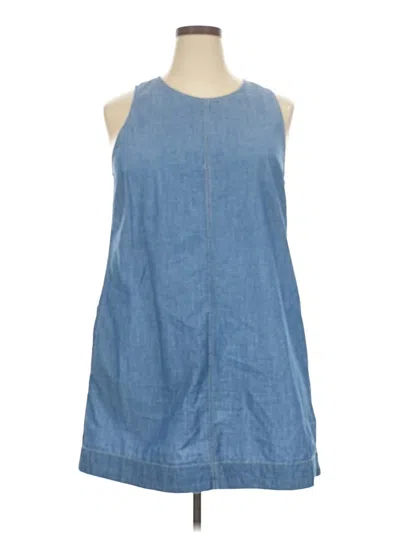 Pre-owned Jcrew Casual Dress In Blue