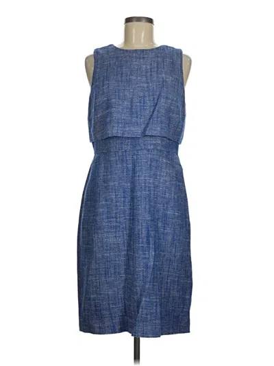 Pre-owned Jcrew Casual Dress In Blue