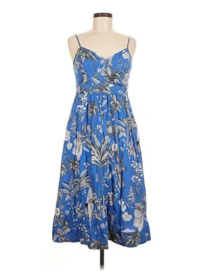 Pre-owned Jcrew Casual Dress In Blue