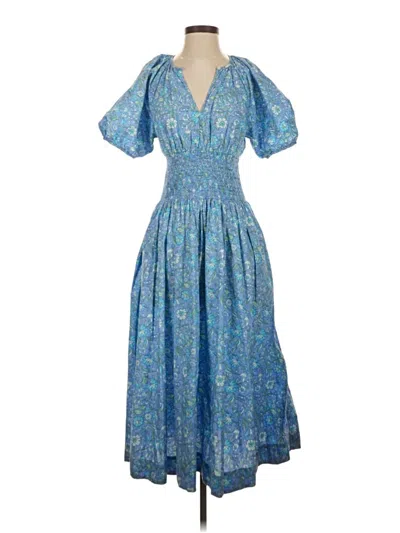 Pre-owned Jcrew Casual Dress In Blue