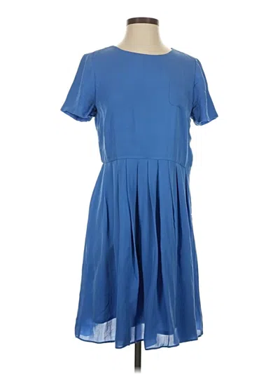 Pre-owned Jcrew Casual Dress In Blue