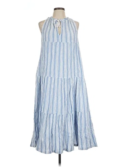 Pre-owned Jcrew Casual Dress In Blue