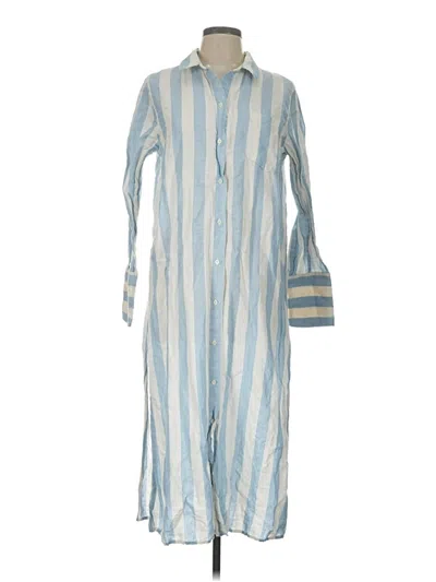 Pre-owned Jcrew Casual Dress In Blue