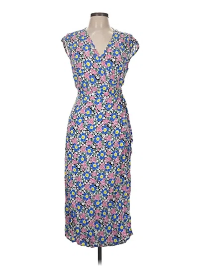 Pre-owned Jcrew Casual Dress In Blue