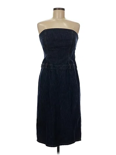 Pre-owned Jcrew Casual Dress In Blue