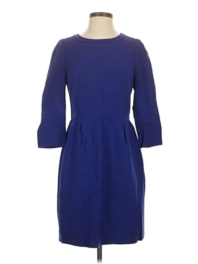 Pre-owned Jcrew Casual Dress In Blue