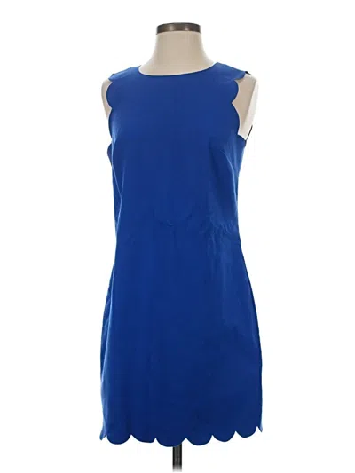 Pre-owned Jcrew Casual Dress In Blue