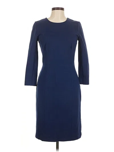 Pre-owned Jcrew Casual Dress In Blue