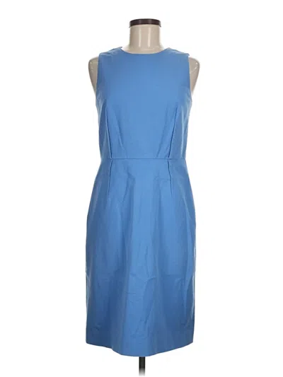 Pre-owned Jcrew Casual Dress In Blue