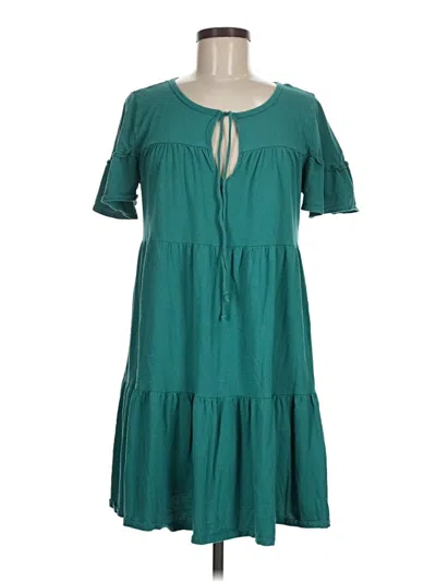 Pre-owned Jcrew Casual Dress In Blue