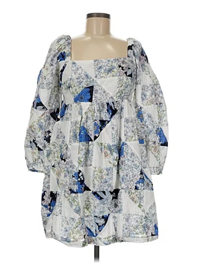 Pre-owned Jcrew Casual Dress In Blue