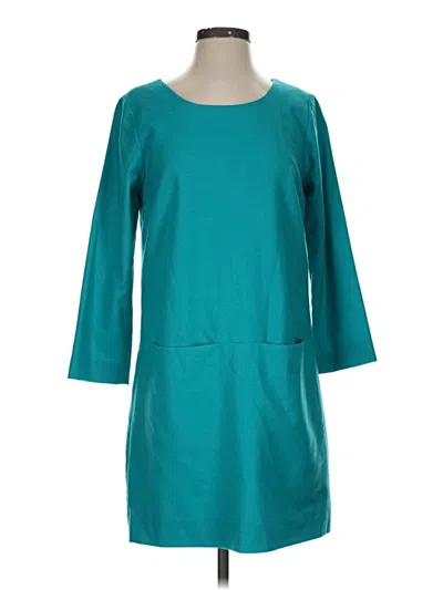Pre-owned Jcrew Casual Dress In Blue