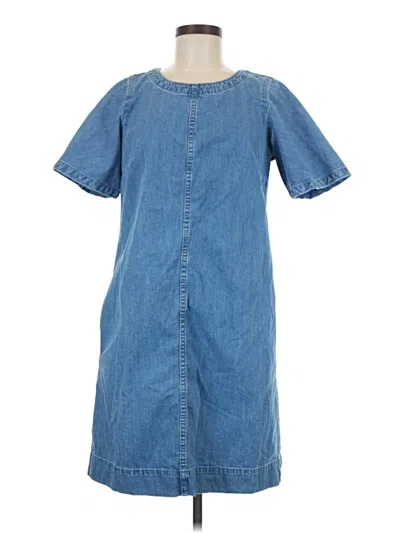 Pre-owned Jcrew Casual Dress In Blue