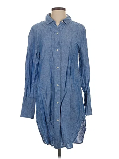 Pre-owned Jcrew Casual Dress In Blue