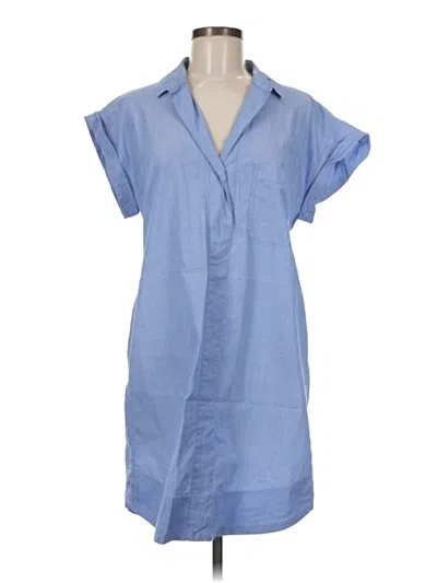 Pre-owned Jcrew Casual Dress In Blue