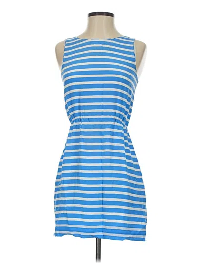Pre-owned Jcrew Casual Dress In Blue