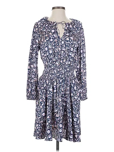 Pre-owned Jcrew Casual Dress In Blue