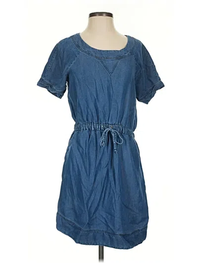 Pre-owned Jcrew Casual Dress In Blue