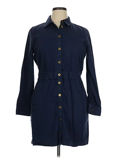 Pre-owned Jcrew Casual Dress In Blue