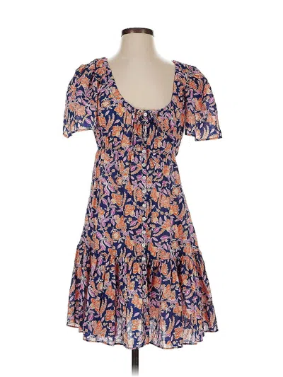 Pre-owned Jcrew Casual Dress In Blue