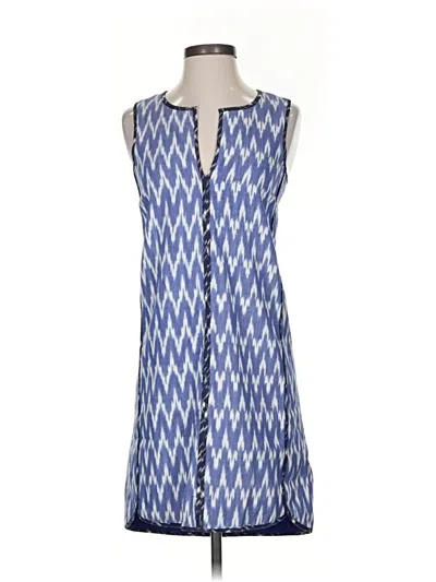 Pre-owned Jcrew Casual Dress In Blue