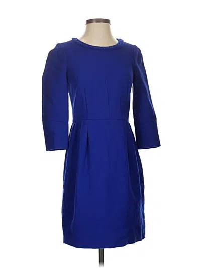Pre-owned Jcrew Casual Dress In Blue