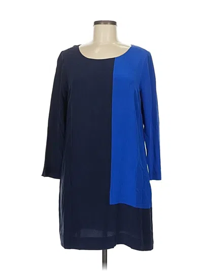 Pre-owned Jcrew Casual Dress In Blue