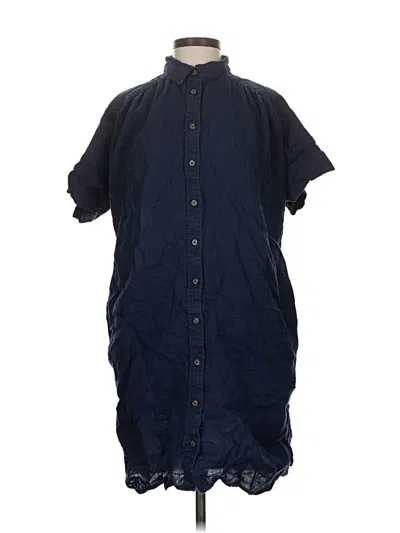 Pre-owned Jcrew Casual Dress In Blue