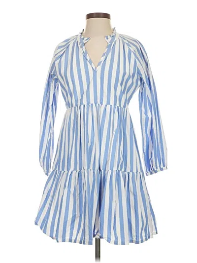 Pre-owned Jcrew Casual Dress In Blue
