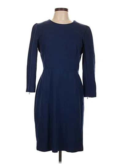 Pre-owned Jcrew Casual Dress In Blue