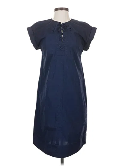 Pre-owned Jcrew Casual Dress In Blue