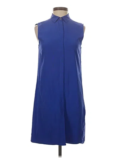 Pre-owned Jcrew Casual Dress In Blue