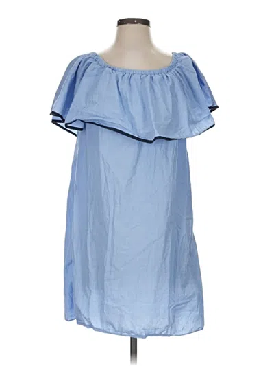 Pre-owned Jcrew Casual Dress In Blue