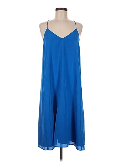 Pre-owned Jcrew Casual Dress In Blue