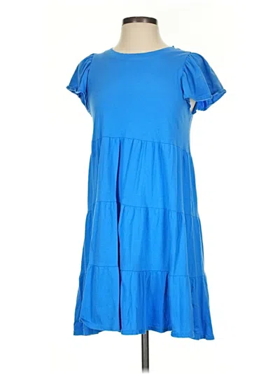 Pre-owned Jcrew Casual Dress In Blue