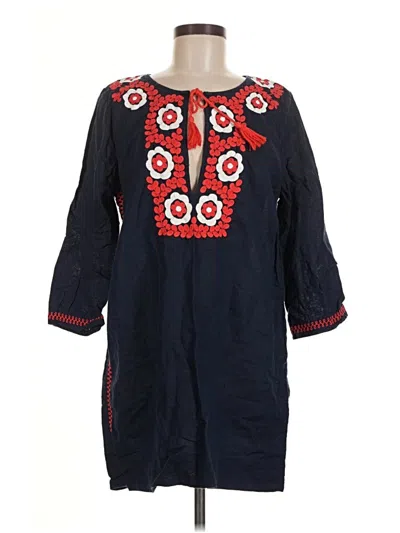 Pre-owned Jcrew Casual Dress In Blue
