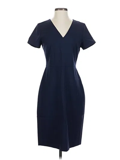 Pre-owned Jcrew Casual Dress In Blue
