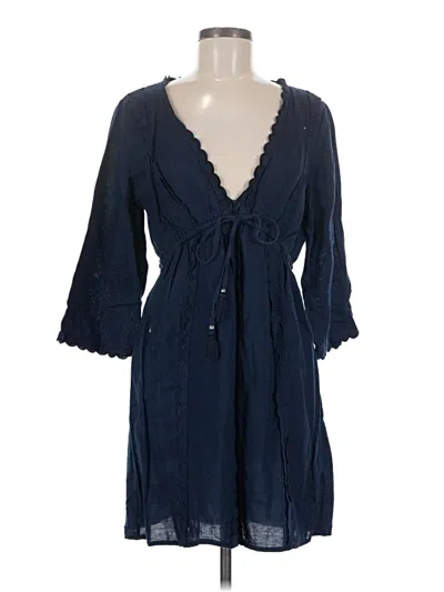 Pre-owned Jcrew Casual Dress In Blue