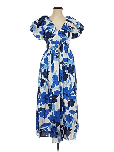 Pre-owned Jcrew Casual Dress In Blue