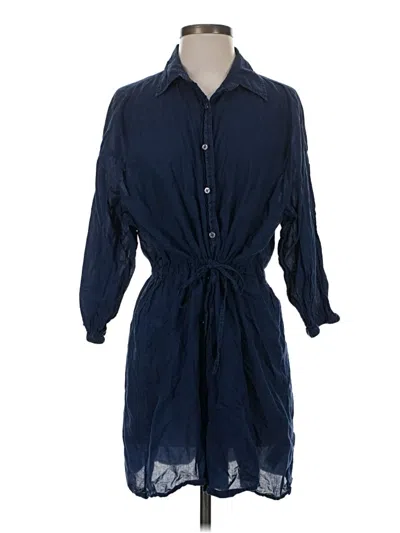 Pre-owned Jcrew Casual Dress In Blue