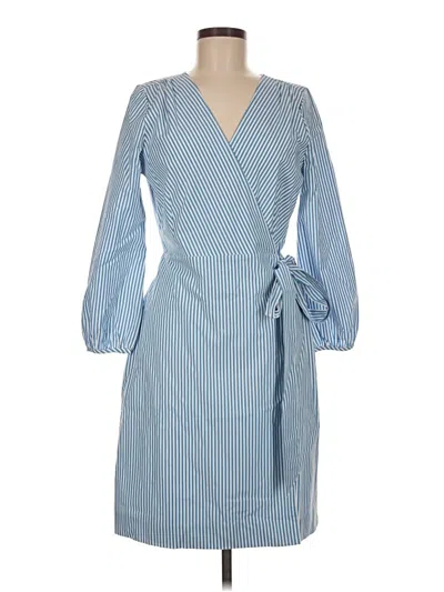 Pre-owned Jcrew Casual Dress In Blue