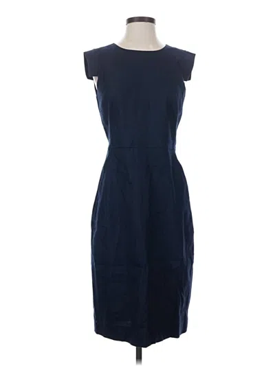 Pre-owned Jcrew Casual Dress In Blue