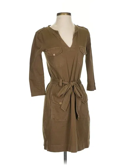 Pre-owned Jcrew Casual Dress In Brown