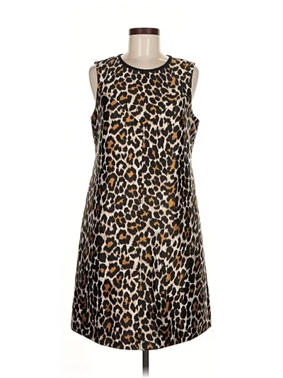 Pre-owned Jcrew Casual Dress In Brown