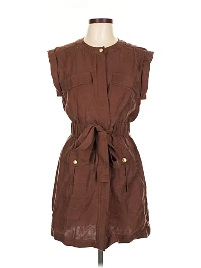 Pre-owned Jcrew Casual Dress In Brown