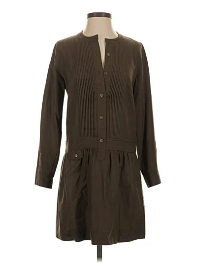 Pre-owned Jcrew Casual Dress In Brown