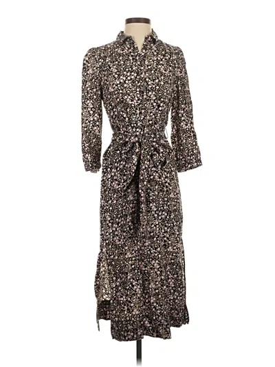 Pre-owned Jcrew Casual Dress In Brown