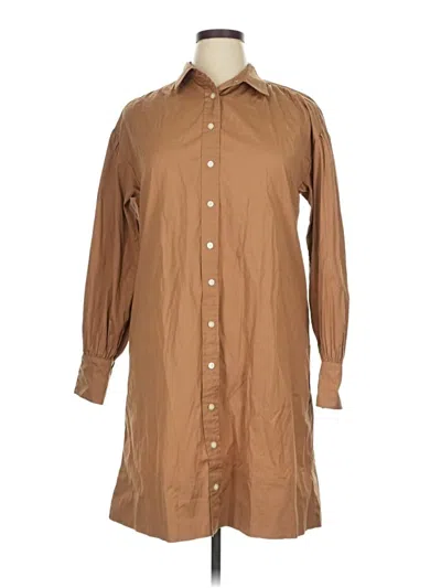 Pre-owned Jcrew Casual Dress In Brown
