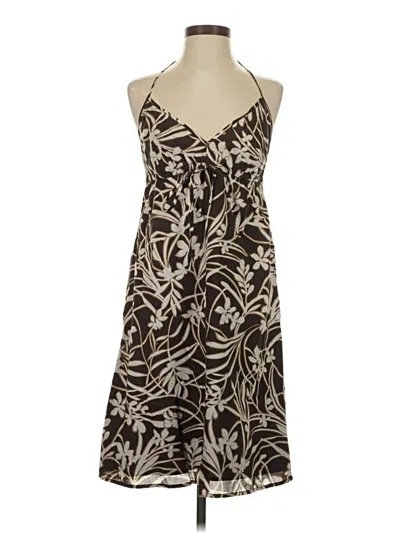 Pre-owned Jcrew Casual Dress In Brown
